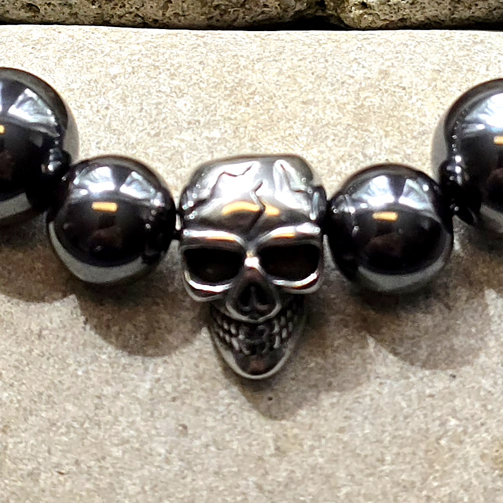 Hämatit Skull – Bild 3