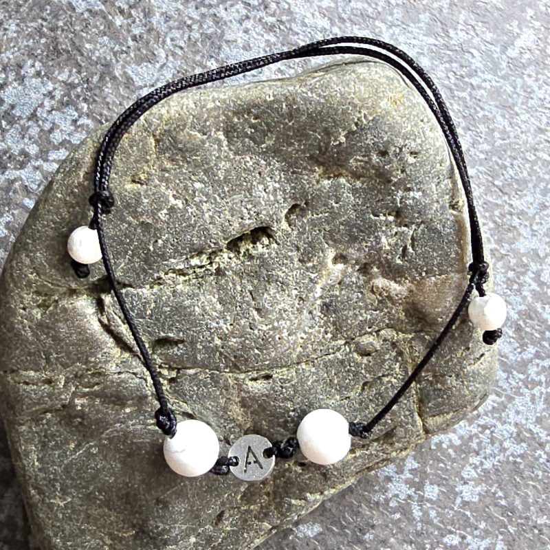 Edelstahl-Buchstaben Armband Personalisierbar – Bild 3