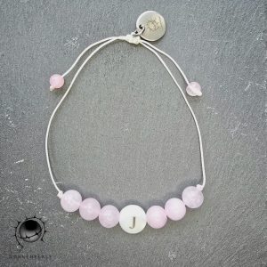 Muschel-Buchstaben Armband Personalisierbar