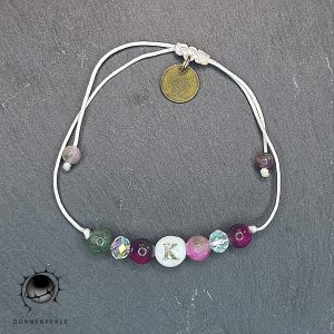 Muschel-Buchstaben Armband Personalisierbar